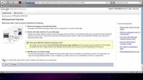 BTBuckets Google Website Optimizer Integration
