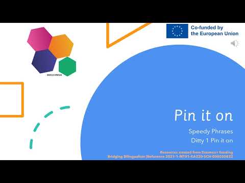 1.1 Pin it on  Ditty 1 short phrases