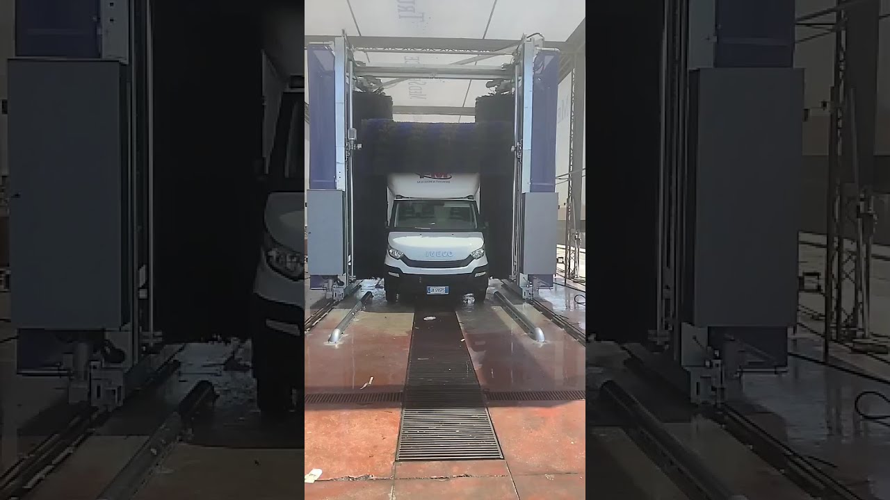 Teverola: collaudo del truck wash dopo sostituzione spazzole e struttura | FM2