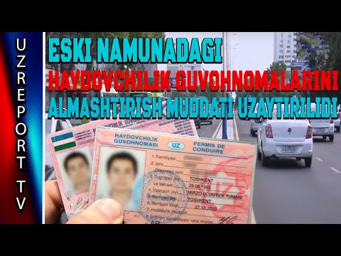 Video: MSda haydovchilik guvohnomasini yangilash qancha turadi?