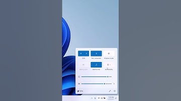 Quick Settings  - Windows 11 Tip of the Day