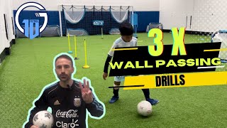 3 Wall Passing Drills to improve your awareness