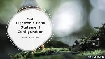 SAP Bank Reconciliation Configuration | SAP EBS - Bank Reconciliation Statement | MT940