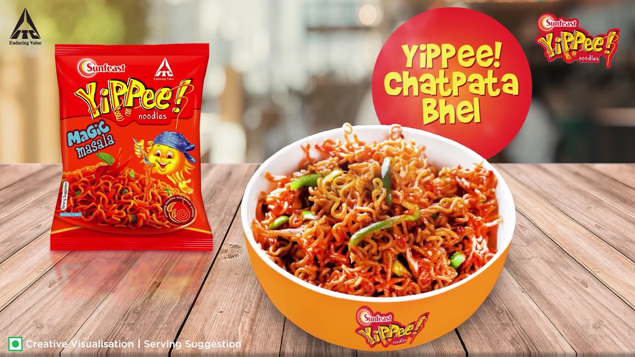 YiPPee! Chatpata Bhel Recipe Instant Noodles Recipe YiPPee! Noodles