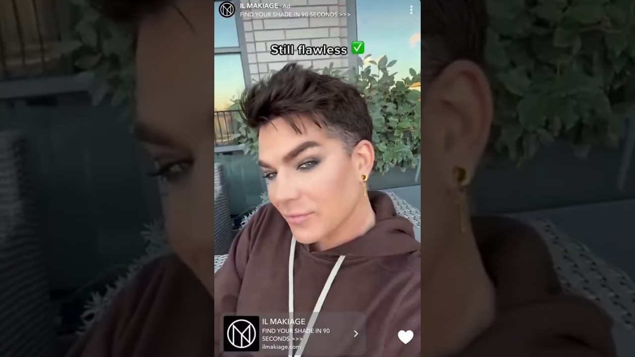 Adam Lambert new ad for IL MAKIAGE foundation