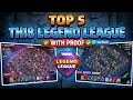 Top 5 TH18 Anti 3 Star Legend League Bases With Proof | Clash of clans Bases