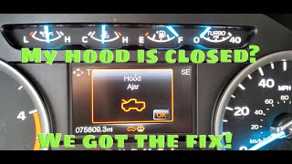 How To Fix Hood Ajar on 2017 Ford Superduty + Weathertech Bug Guard & Tail Gate Seal install