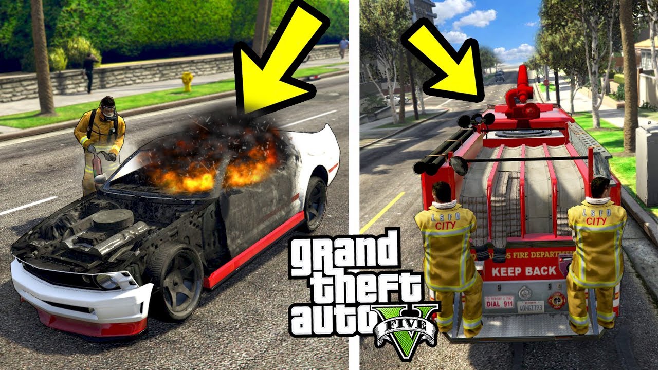 ЧТО ПРОИЗОЙДЕТ ЕСЛИ МЫ БУДЕМ ПРЕСЛЕДОВАТЬ ПОЖАРНЫХ?! (GTA 5)
