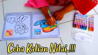 Mewarnai Rainbow Dash My Little Pony, Coloring Book My Little Pony, Hobi Mewarnai Crayonya Princess