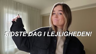 SIDSTE DAG I LEJLIGHEDEN! - rengøring, pak med mig & road trip