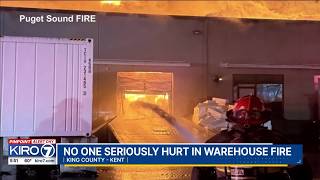 Overnight fire destroys seafood warehouse in Kent