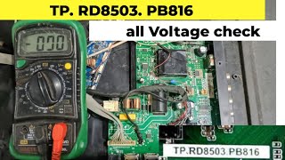TP.RD8503.PB816 Motherboard All Voltage Test | Complete Testing  TP RD8503.PB816 Standby problem