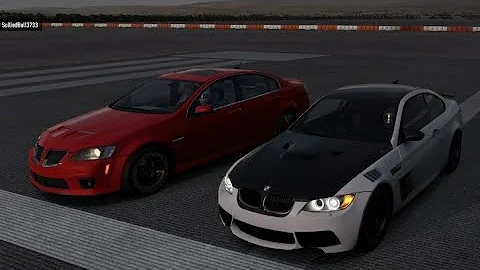 BMW E90 M3(800hp) vs Turbo Pontiac G8(900hp)🚦🔥💥