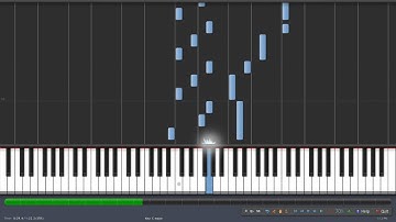 Czerny Exercise 23 from Practical Method for Beginners at 70BPM in Synthesia