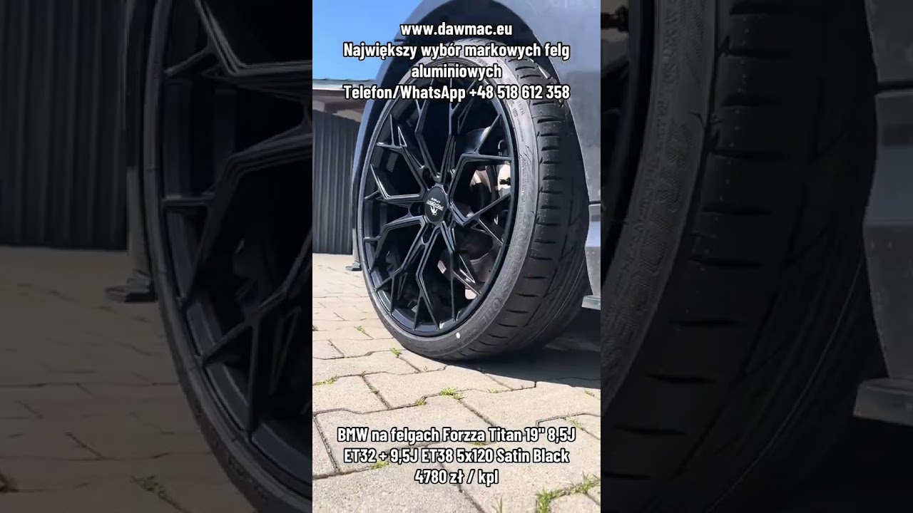 BMW na felgach Forzza Titan 19"