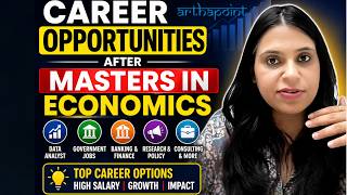 CAREER OPPORTUNITIES AFTER MASTERS IN ECONOMICS | CUET PG ECONOMICS | MA ECONOMICS ENTRANCE COACHING