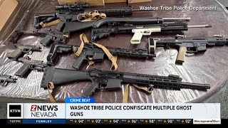Washoe Tribe Police Department seizes nearly a dozen ghost guns, arrests owner