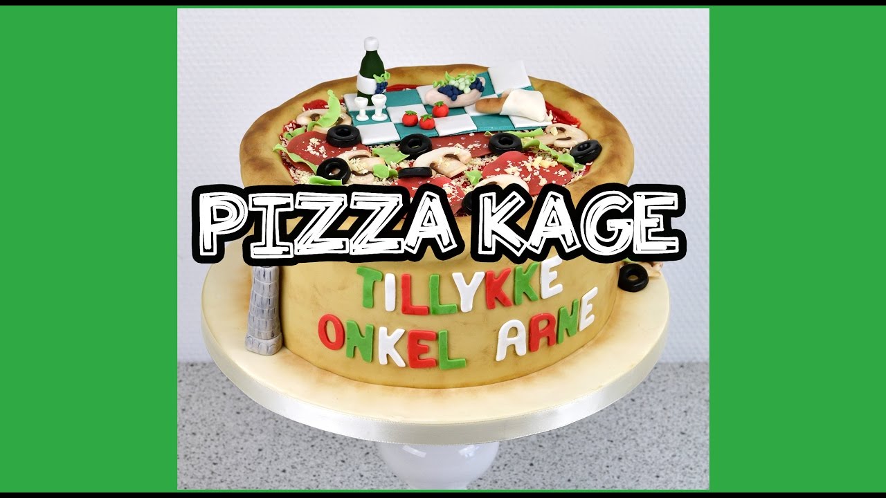 Pizza kage - lave det selv! Pizza lagkage