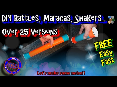 Make Rattles & Noisemakers From Recycled Stuff - FREE Project Ideas