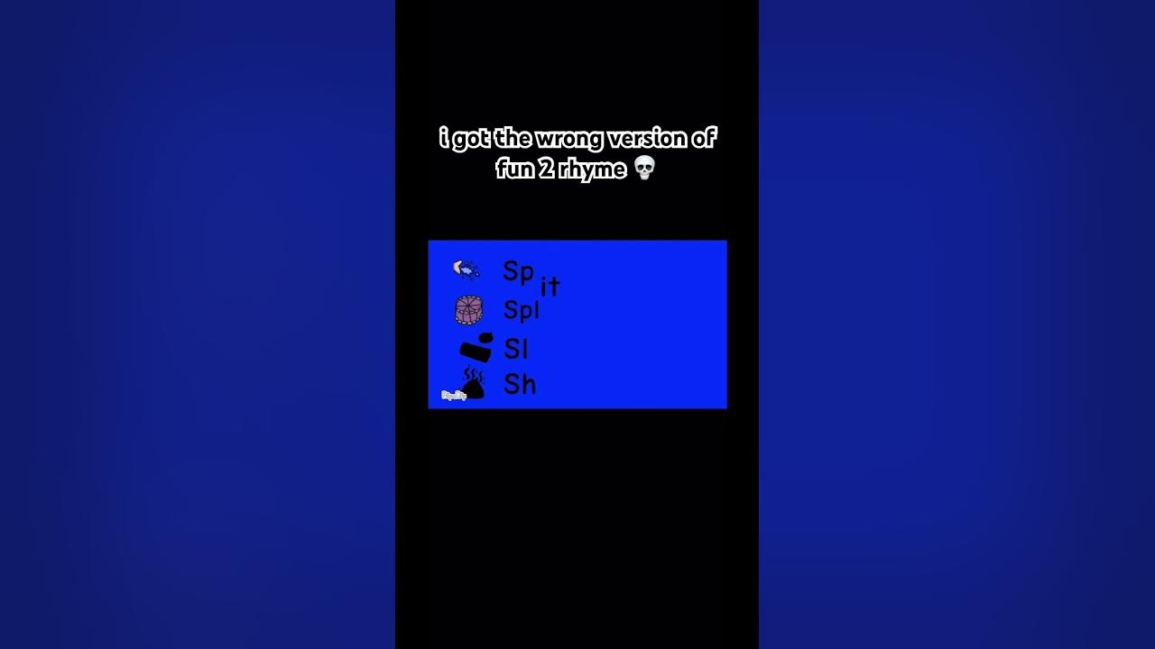 fun 2 rhyme but different? #animation #fun2rhyme #memes