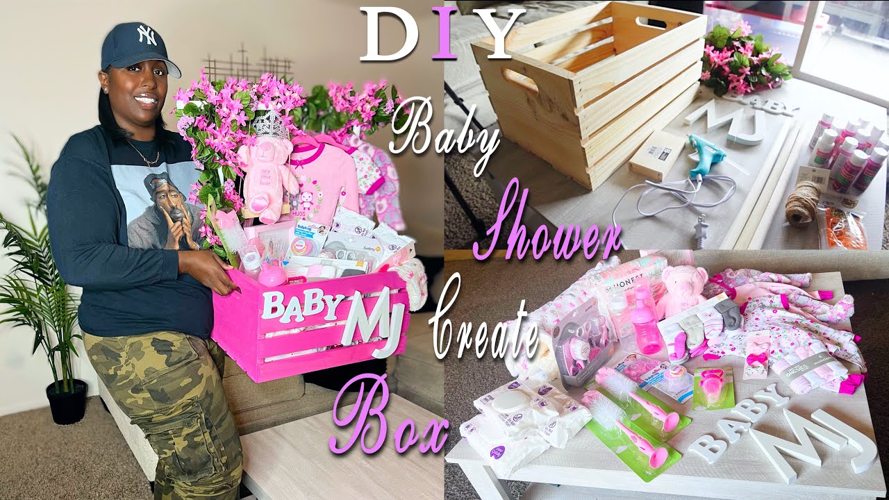 DIY Baby Shower Crate Box How To Easy The Perfect Baby Gift