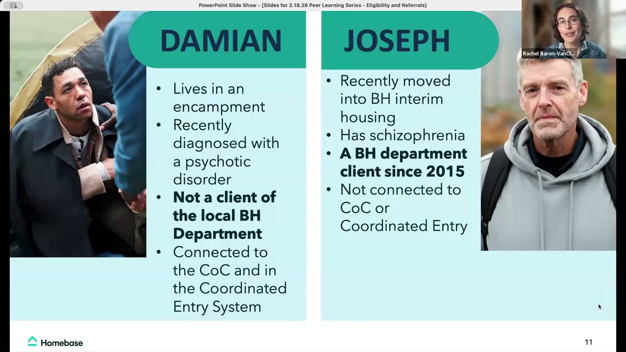 Transitional Rent Peer Learning Series: Eligibility and Referrals