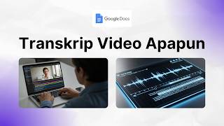 GRATIS! CARA TRANSKRIP VIDEO APAPUN MENJADI TEKS UNLIMITED TANPA BATAS