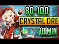 Genshin Impact Crystal Chunk Farm | 18 MIN | 80-100 ore | Easy MAP - Genshin Impact Crystal Chunk Farm | 18 MIN | 80-100 ore | Easy MAP