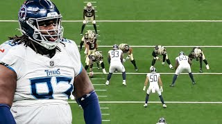 T'Vondre Sweat Did Big Man Things Against The Saints #titans #tennesseetitans #titanup #saints