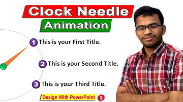 Clock Needle Animation Effect By PowerPoint || PowerPoint Animation Tutorial