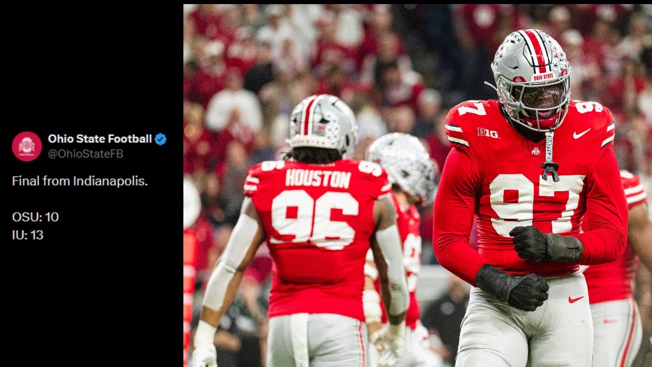 well that stunk | #2 Indiana Hoosiers vs #1 Ohio State Buckeyes Big 10 ...