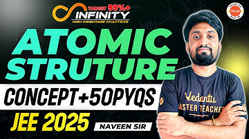 Atomic Structure | Concept + 50 PYQs | JEE 2025 | Naveen Sir