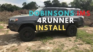 Ep. 22. Dobinsons IMS Lift Install 2019 4Runner With Dobinsons UCAs