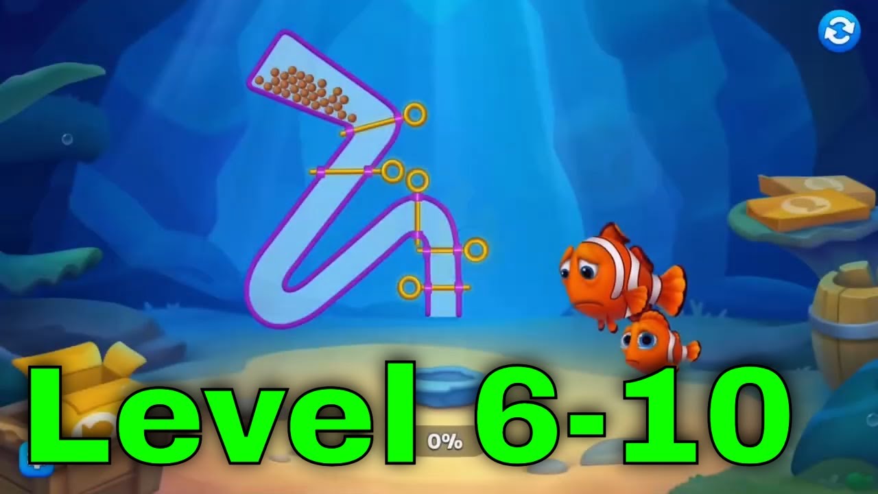 🐠 Fishdom Solitaire 💎 Level 6-10 | Relaxing No Commentary Gameplay