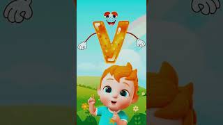 ABC | V for Van | Abc shorts for kids toddler learning videos #toddlersongs #cartoon #kidssongs