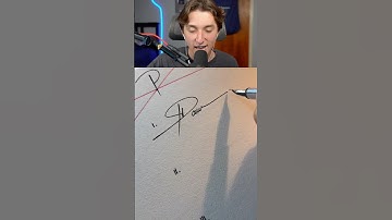 HOW TO SIGN LETTER P #shorts