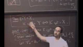Real Analysis, Lecture 12: Relationship of compact sets to closed sets (2/8)
