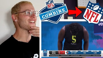 Rugby Player Reacts to The 2020 NFL Scouting Combine Best Of OFFENSIVE LINEMEN Workouts!