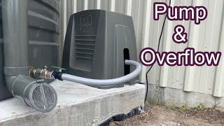 Rainwater Tank Part 2 - Pump and Overflow