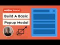Build a basic popup modal in Webflow