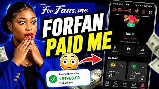This New Earning App Paid Me ForFans me Review