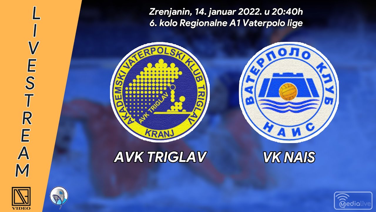 [14.01.2022.] AVK "TRIGLAV" Kranj - VK "NAIS" Niš (Full match Livestream)