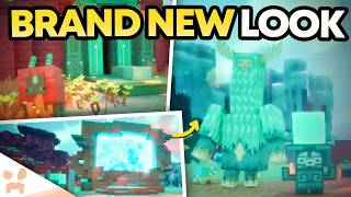 I EXPLORED THE OFFICIAL MINECRAFT SIFT DIMENSION EARLY... + NEW BIOMES Update