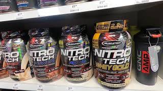 Buying Creatine, Whey Protein and BCAA Recovery supplements at GNC Store  - Brooklyn - New York City
