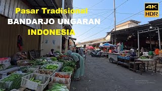 Download Lagu 4K~ Morning Walk at BANDARJO MARKET, UNGARAN CITY, INDONESIA 🇮🇩 | Traditional Market MP3