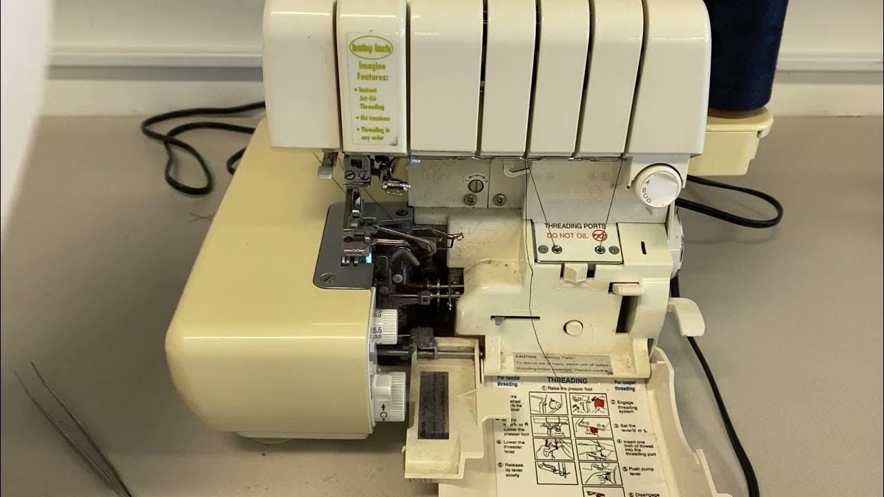 Baby Lock Imagine Serger Treading Tutorial YouTube