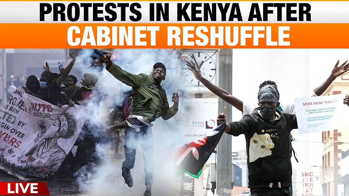 LIVE | KENYA | Protests in Kenya after cabinet reshuffle | News9 #kenya