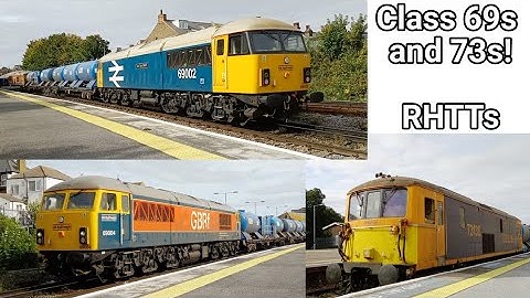 Class 69s and 73s on the RHTT fly through Margate station!