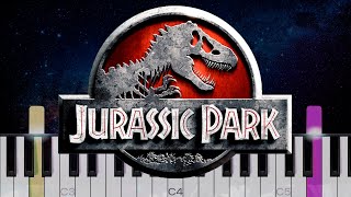 Jurassic Park | Piano Tutorial (Sheet Music + MIDI) 🔥