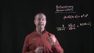 Rationalizing a Denominator Containing Two Terms (1)